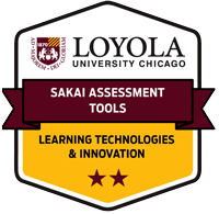 Sakai Assessment Badge